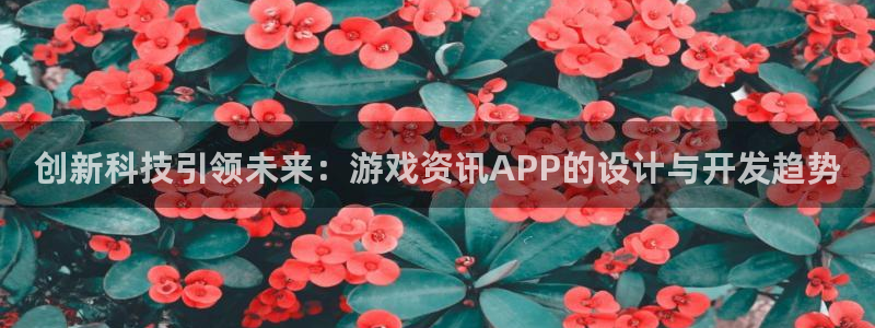 优贝娱乐平台官方网站：创新科技引领未来：游戏资讯APP的设计